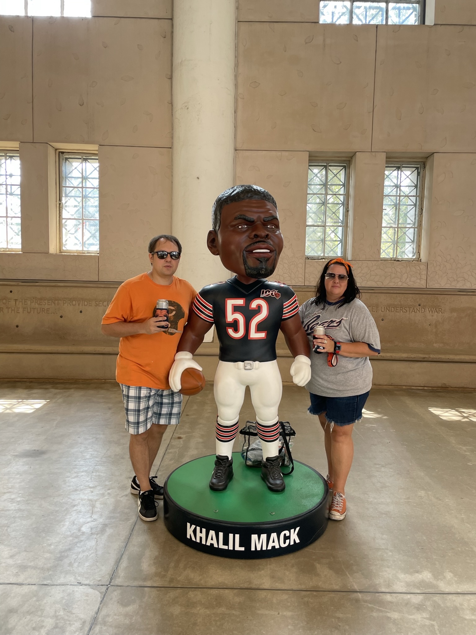 Jen Ken Bears game with Mack